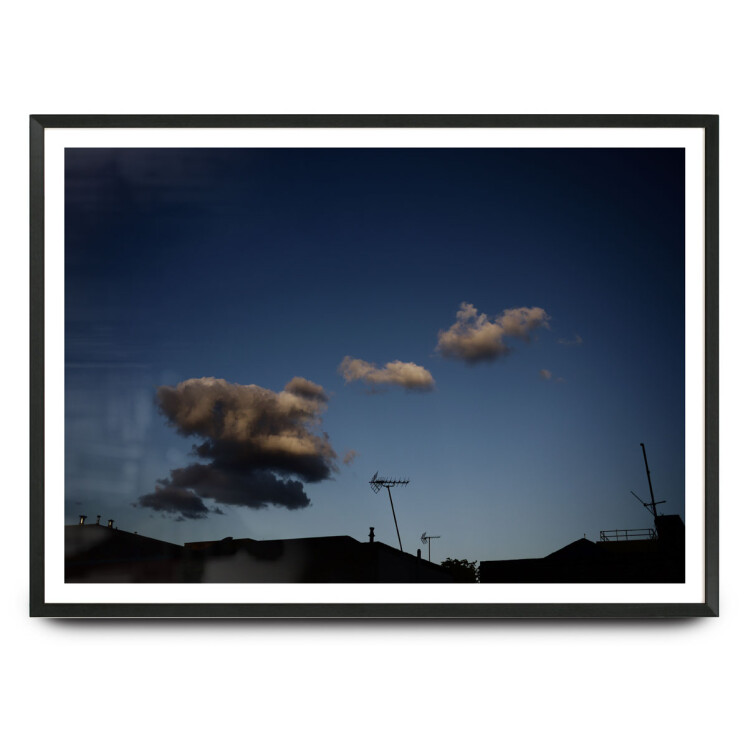 Aerial / London rooftops with cloud limited edition print