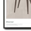 Illustration of Cherner Chair limited edition print