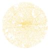 Minimalist London map limited edition print