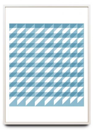 Graphic colour overprints limited edition print