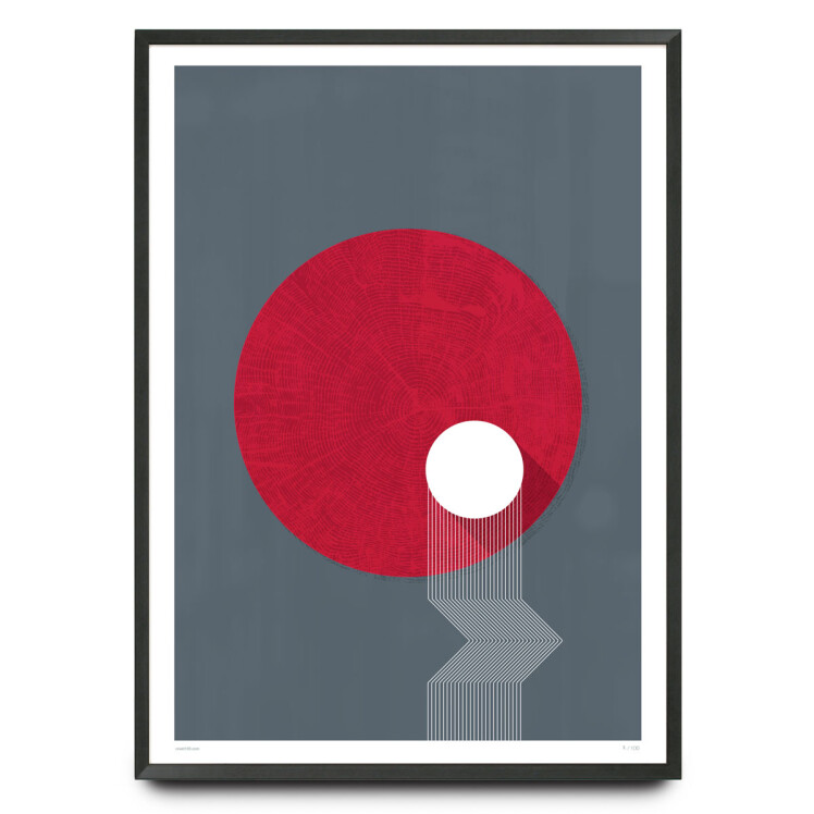 Rings illustration limited edition print