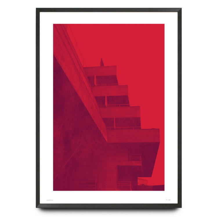 Brutalism National Theatre limited edition print
